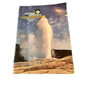 Yellowstone- National Parkways National Parks 1970s Souvenir Guide Book